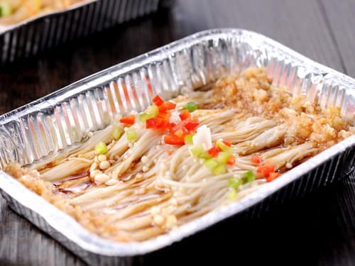 蓟州锡纸烤金针菇